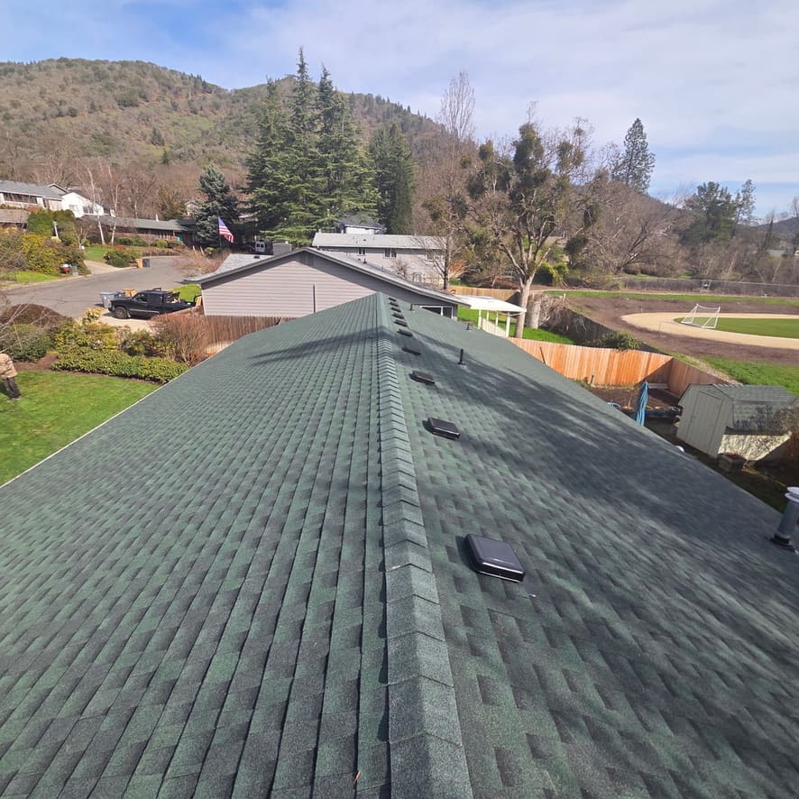 Coastal home roof replacement in Gold Beach, OR by HOMEMASTERS