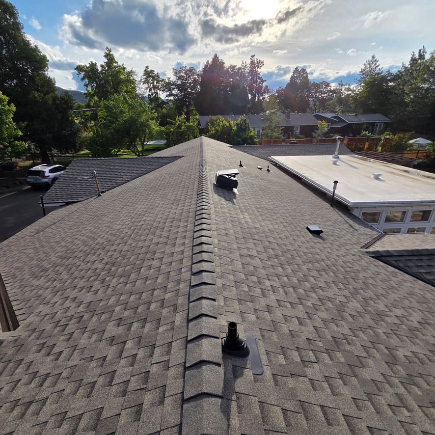 Hail damage roof restoration in Meridian, ID by HOMEMASTERS Boise